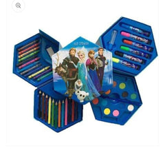 46 Pcs Painting colour kit for kids, fun Disney/Cartoon character art set(random design color