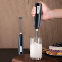 Wireless Milk Frother Electric Type C Handheld Blender Stainless Steel Mini Coffee Maker Whisk Mixer For Daily Kitchen Need