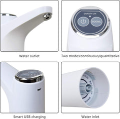 Touch Intelligent Electric Water Pump – Rechargeable Automatic Dispenser For Bottled Water With One -Touch Operation (Random Color)
