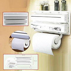 4in1 Tissue Dispenser Towel Paper Napkin Tissue and Wrap Holder
