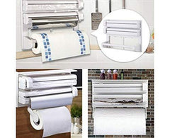 4in1 Tissue Dispenser Towel Paper Napkin Tissue and Wrap Holder