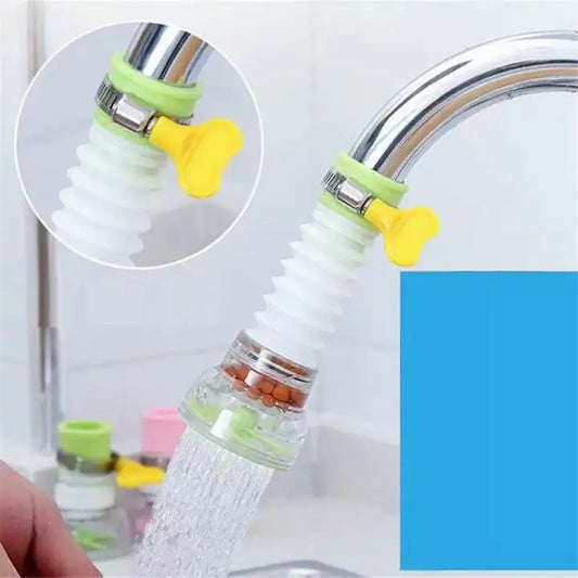Kitchen Shower Splash Fan Faucet With Clip Water-Saving Filter tap nozzle extended Each (Random Color)