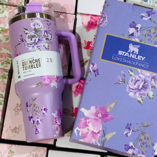 Stanley Printed Tumbler 40oz | Blue Flower