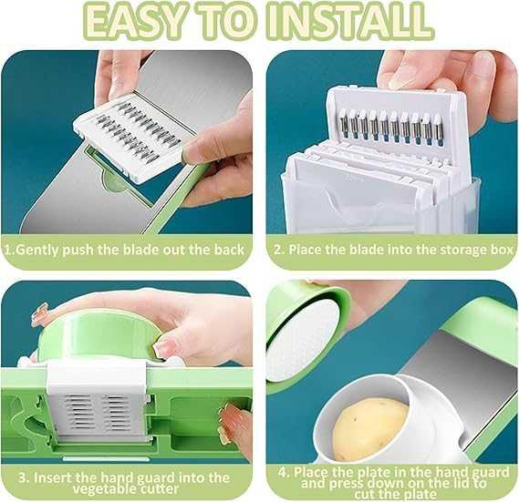 5in1 Vegetable Cutter Multifunctional Grater For Vegetables Slicers Shredders Peeler