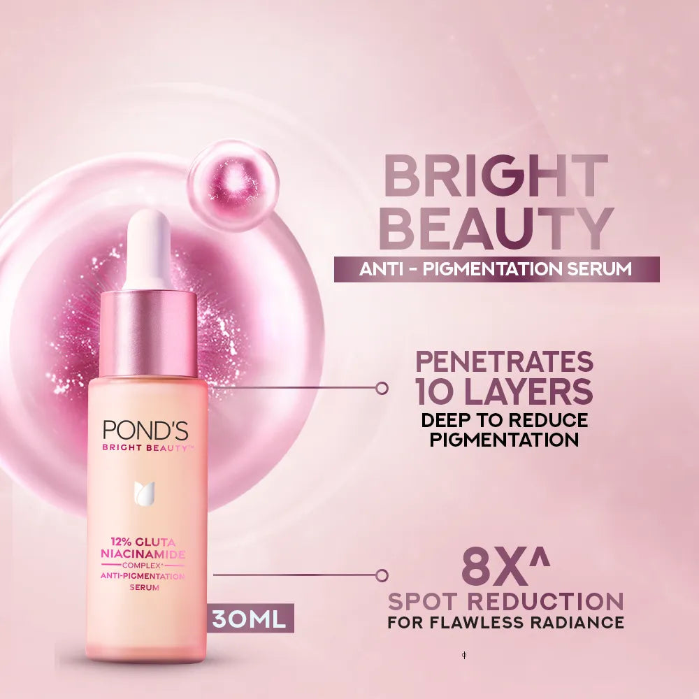 Ponds Bright Beauty 12% Gluta-Niacinamide Serum - 30ml