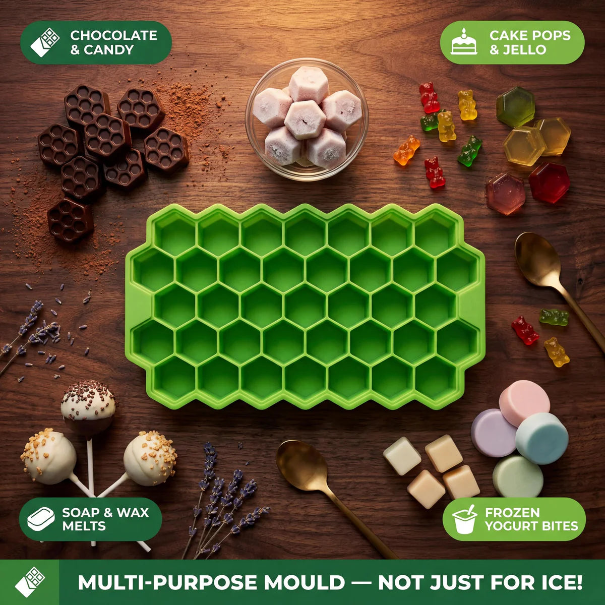 Silicone Honeycomb 37 Cavity Ice Cube